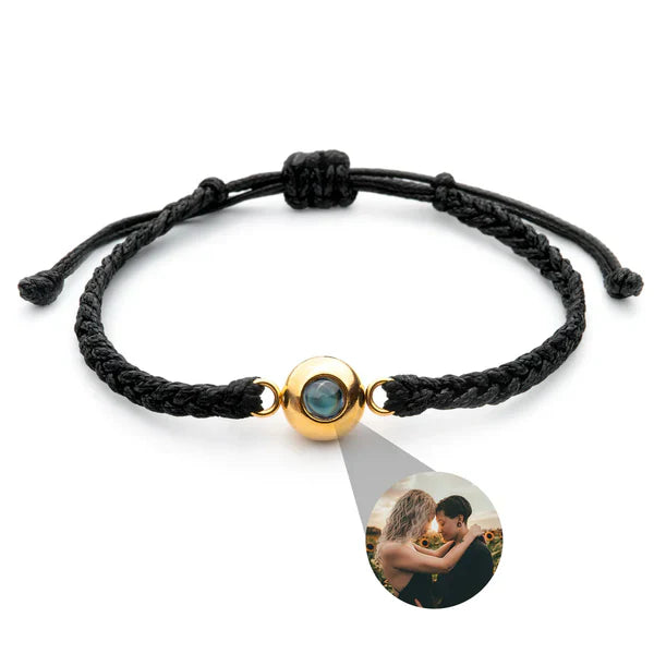 Personalized Circle Photo Bracelet