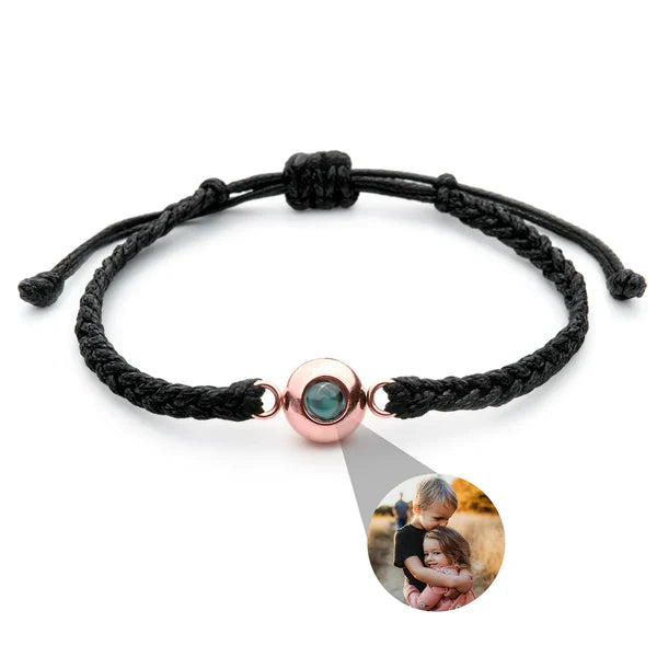 Personalized Circle Photo Bracelet