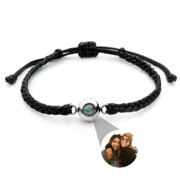 Personalized Circle Photo Bracelet